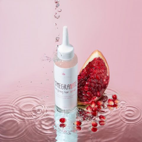Скраб-пілінг для шкіри голови Pomegranate з екстрактом гранату NaNiBeauty, 100 мл